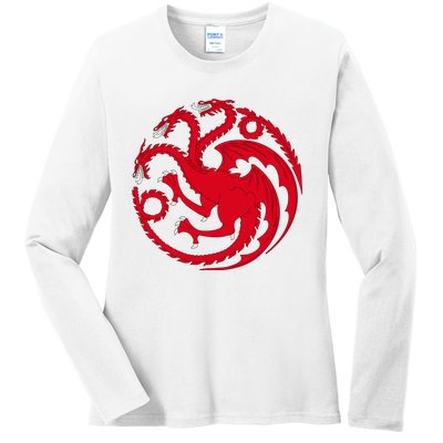 House Of Dragons Ladies Long Sleeve Shirt