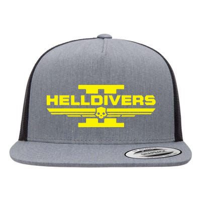 Hell Of Divers Helldiving Flat Bill Trucker Hat