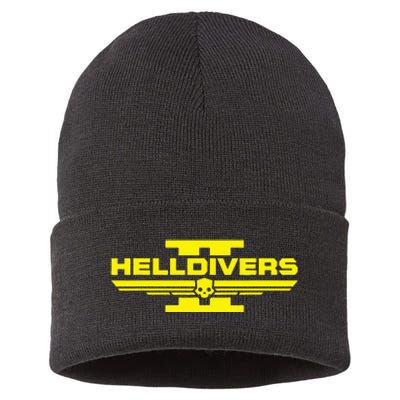 Hell Of Divers Helldiving Sustainable Knit Beanie