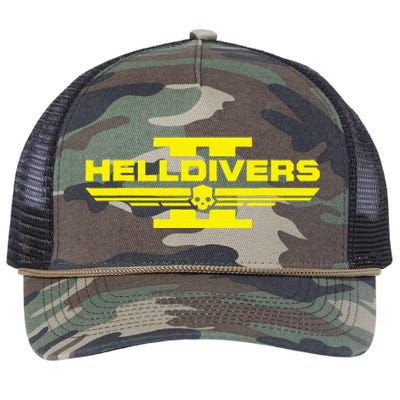 Hell Of Divers Helldiving Retro Rope Trucker Hat Cap