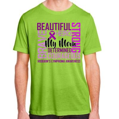 Hodgkin's  lymphoma Awareness For My Mom Adult ChromaSoft Performance T-Shirt