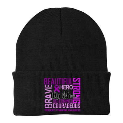 Hodgkin's  lymphoma Awareness For My Mom Beanie