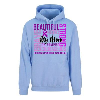 Hodgkin's  lymphoma Awareness For My Mom Unisex Surf Hoodie