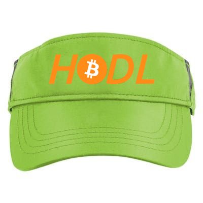 HODL Bitcoin Logo Adult Drive Performance Visor