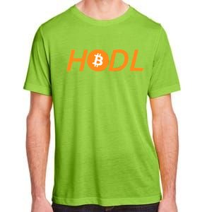 HODL Bitcoin Logo Adult ChromaSoft Performance T-Shirt