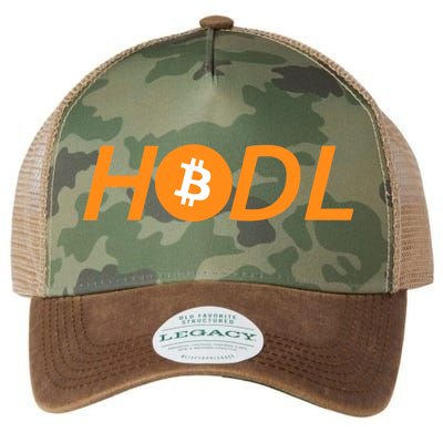 HODL Bitcoin Logo Legacy Tie Dye Trucker Hat