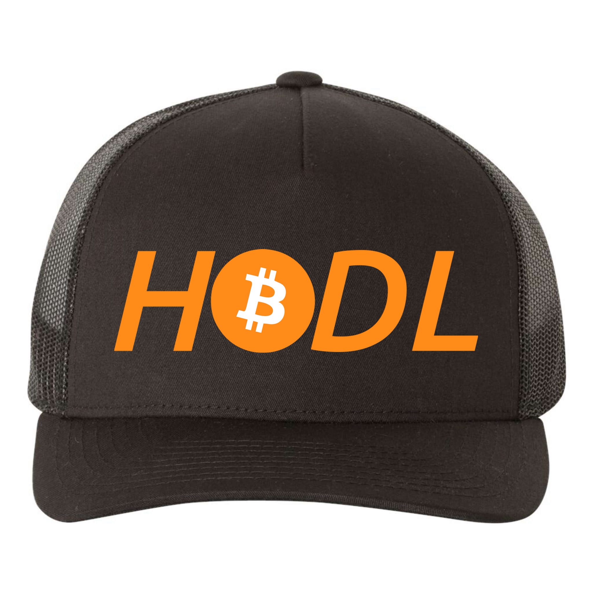 HODL Bitcoin Logo Yupoong Adult 5-Panel Trucker Hat