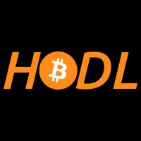 HODL Bitcoin Logo Apron