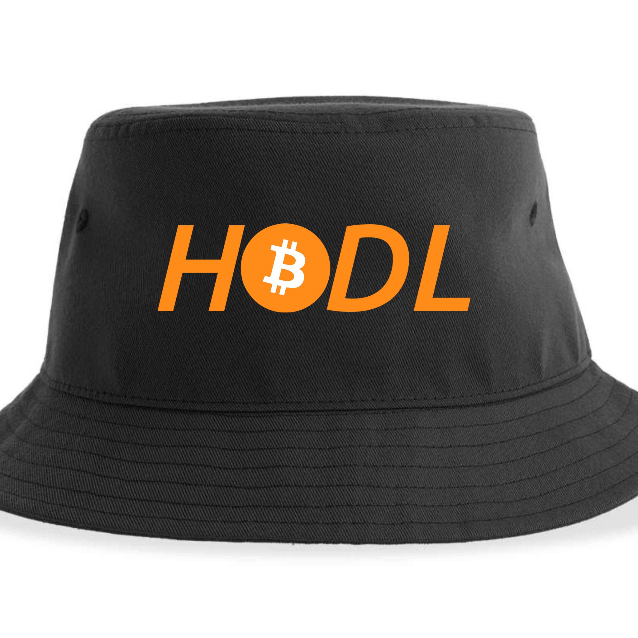 HODL Bitcoin Logo Sustainable Bucket Hat