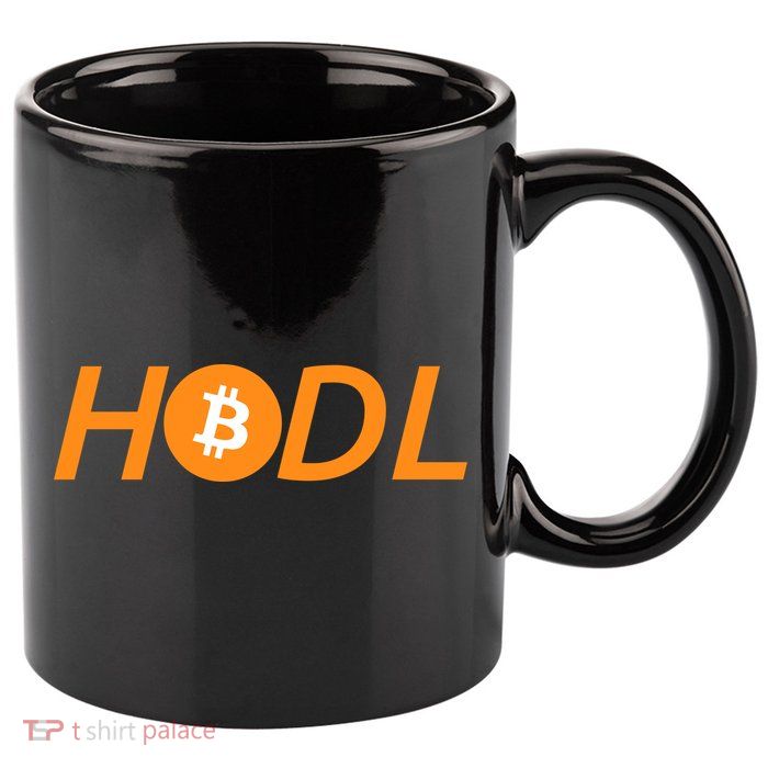 HODL Bitcoin Logo 11oz C Handle Ceramic Mug