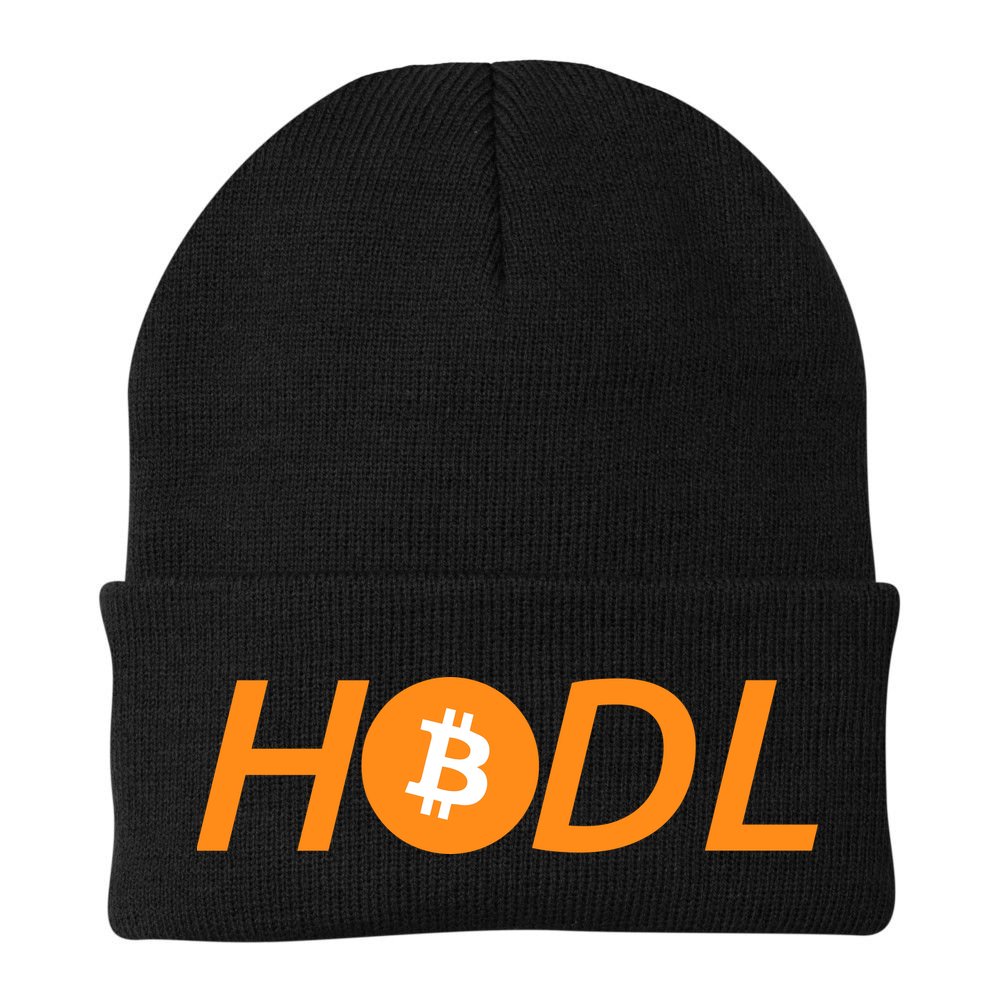HODL Bitcoin Logo Beanie
