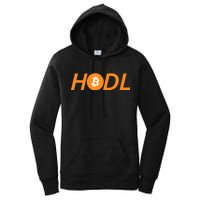 HODL Bitcoin Logo Women's Pullover Hoodie