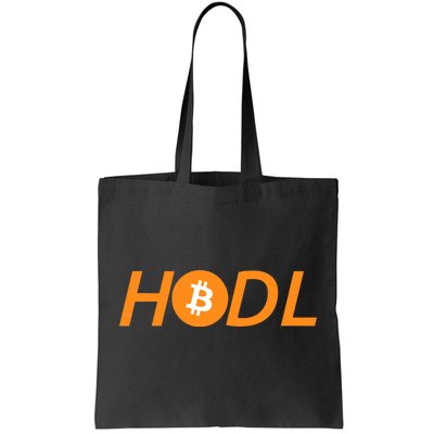 HODL Bitcoin Logo Tote Bag