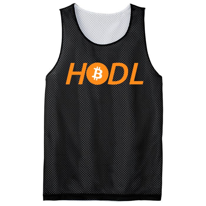 HODL Bitcoin Logo Mesh Reversible Basketball Jersey Tank