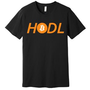 HODL Bitcoin Logo Premium T-Shirt