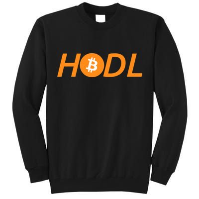 HODL Bitcoin Logo Tall Sweatshirt