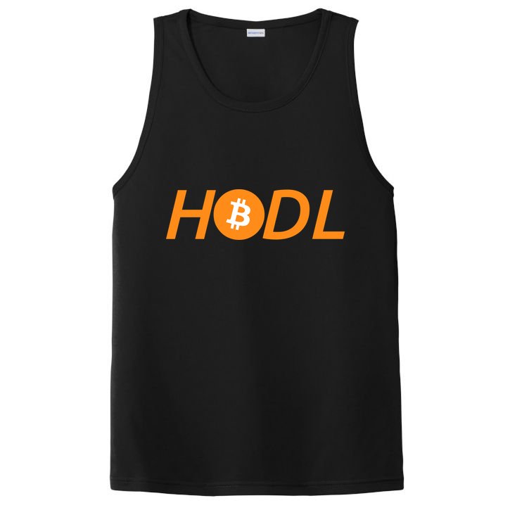 HODL Bitcoin Logo PosiCharge Competitor Tank