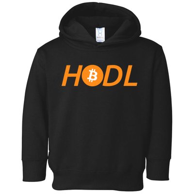 HODL Bitcoin Logo Toddler Hoodie