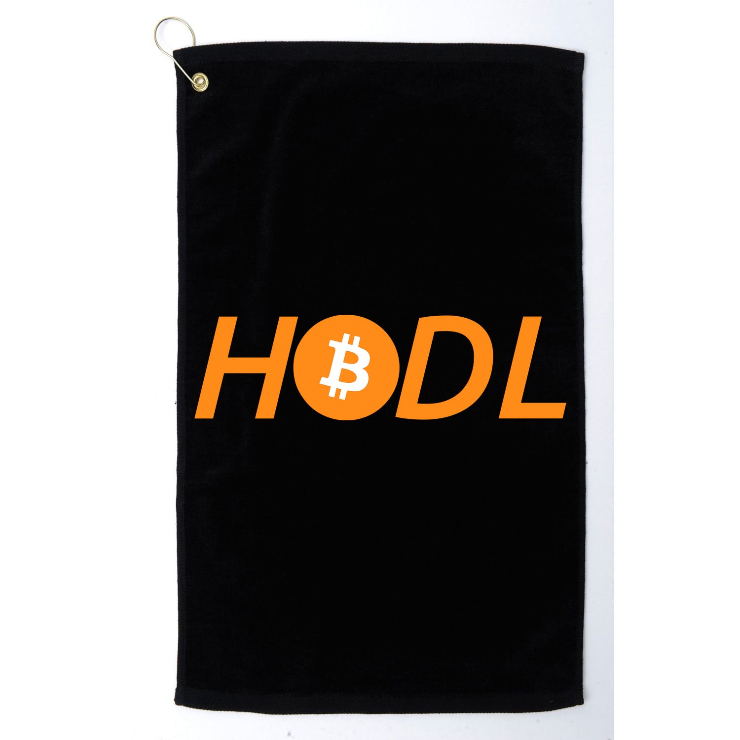 HODL Bitcoin Logo Golf Towel