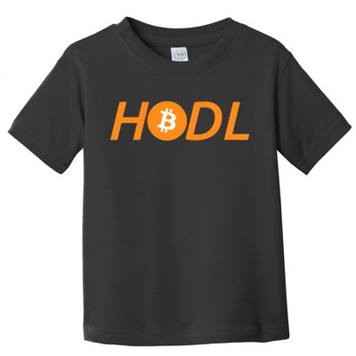 HODL Bitcoin Logo Toddler T-Shirt