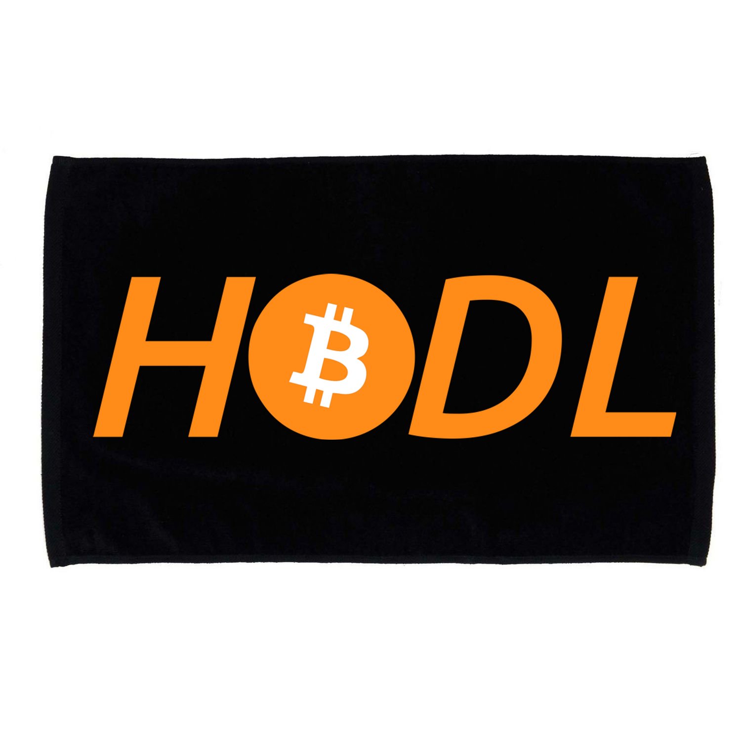 HODL Bitcoin Logo Microfiber Hand Towel