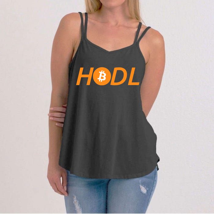 HODL Bitcoin Logo Women's Strappy Tank