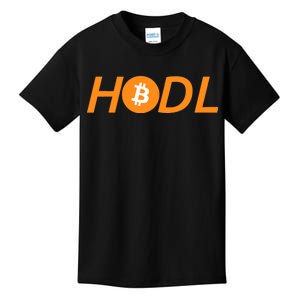 HODL Bitcoin Logo Kids T-Shirt