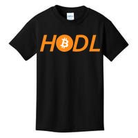 HODL Bitcoin Logo Kids T-Shirt