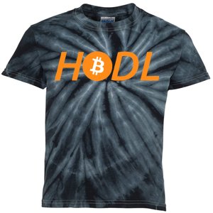 HODL Bitcoin Logo Kids Tie-Dye T-Shirt