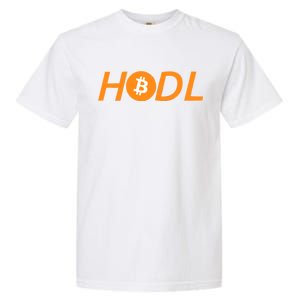 HODL Bitcoin Logo Garment-Dyed Heavyweight T-Shirt