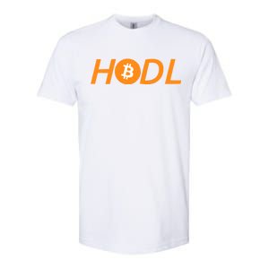 HODL Bitcoin Logo Softstyle CVC T-Shirt