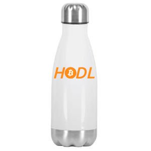 HODL Bitcoin Logo Stainless Steel Insulated Water Bottle