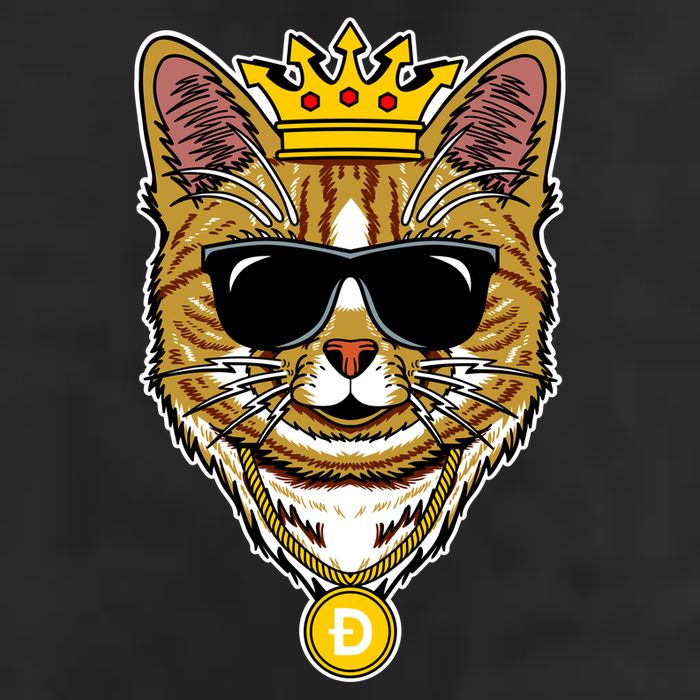 Hodl Dogecoin Doge Cat King Crypto Currency Moon Adult Drive Performance Visor