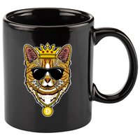 Hodl Dogecoin Doge Cat King Crypto Currency Moon 11oz C Handle Ceramic Mug