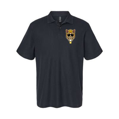 Hodl Dogecoin Doge Cat King Crypto Currency Moon Softstyle Adult Sport Polo