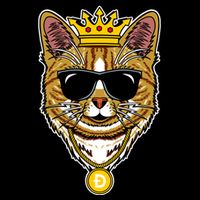 Hodl Dogecoin Doge Cat King Crypto Currency Moon Toddler Hoodie