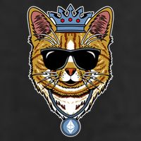 Hodl Ethereum ETH Cat King Crypto Currency Moon Trucker Hat