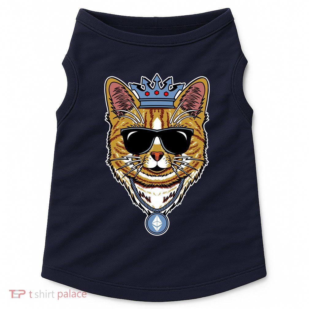 Hodl Ethereum ETH Cat King Crypto Currency Moon Doggie Tank