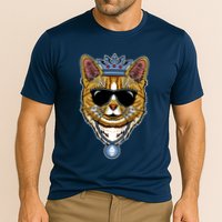 Hodl Ethereum ETH Cat King Crypto Currency Moon Performance Shirt