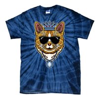 Hodl Ethereum ETH Cat King Crypto Currency Moon Tie-Dye T-Shirt