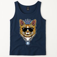 Hodl Ethereum ETH Cat King Crypto Currency Moon Tank Top