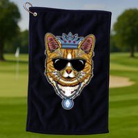 Hodl Ethereum ETH Cat King Crypto Currency Moon Golf Towel