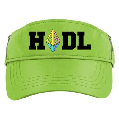 Hodl Ethereum ETH Crypto Currency To the Moon Adult Drive Performance Visor