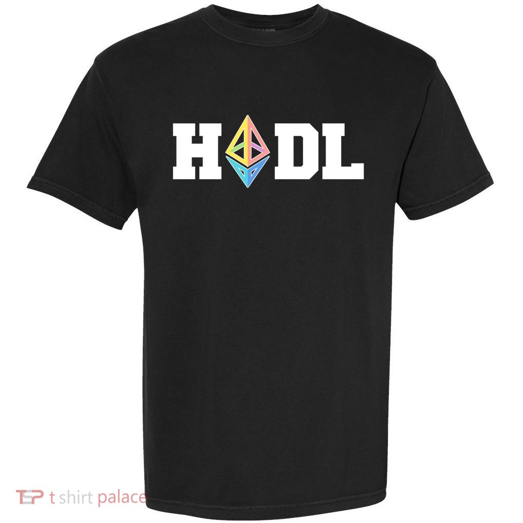 Hodl Ethereum ETH Crypto Currency To the Moon Garment-Dyed Heavyweight T-Shirt
