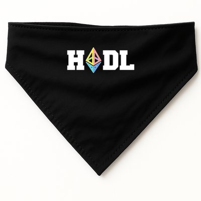 Hodl Ethereum ETH Crypto Currency To the Moon USA-Made Doggie Bandana