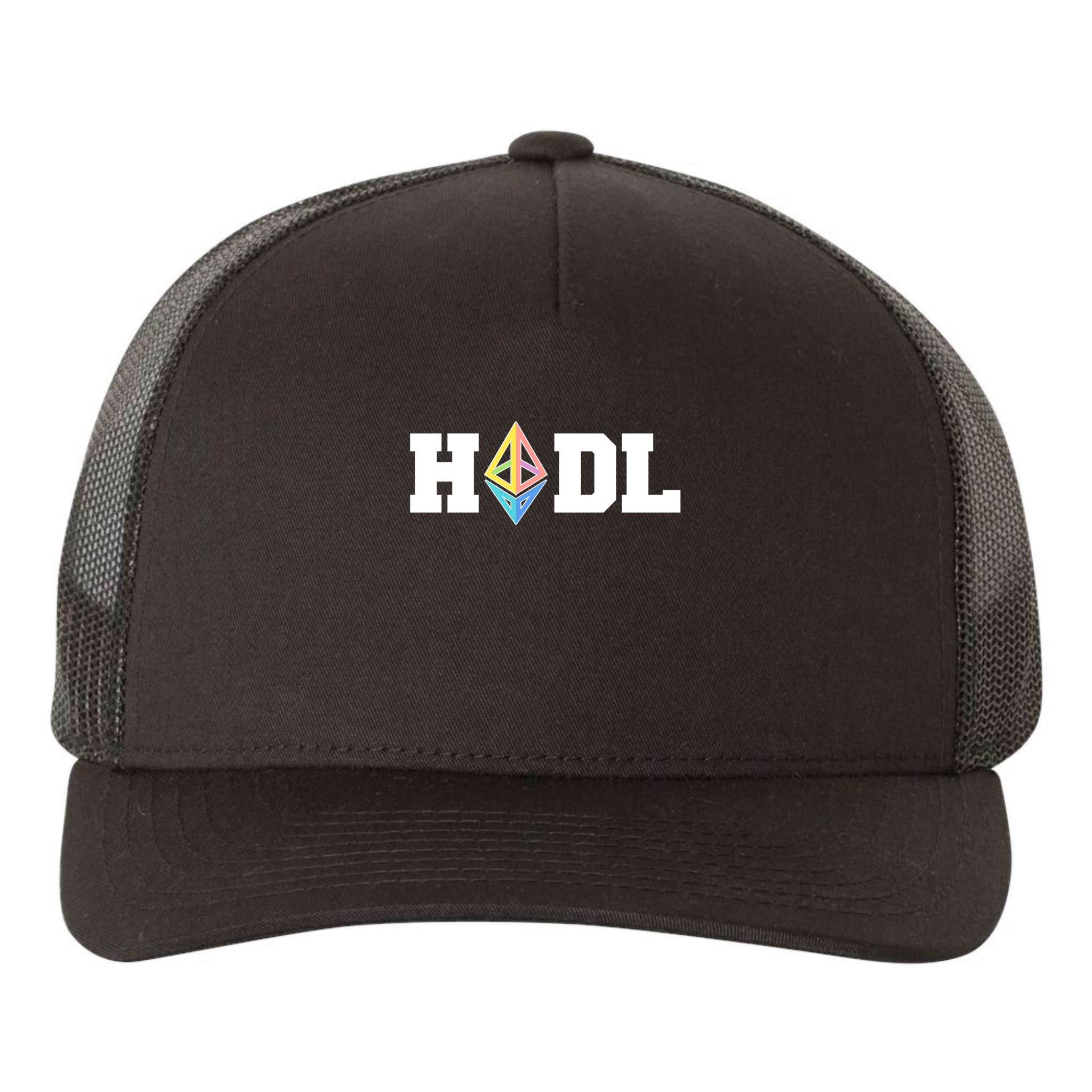 Hodl Ethereum ETH Crypto Currency To the Moon Yupoong Adult 5-Panel Trucker Hat