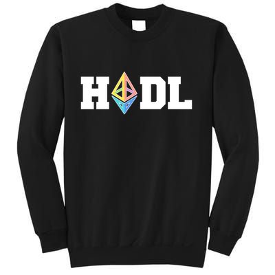 Hodl Ethereum ETH Crypto Currency To the Moon Sweatshirt