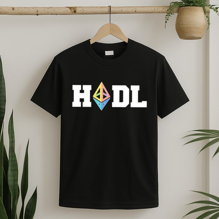 Hodl Ethereum ETH Crypto Currency To the Moon T-Shirt