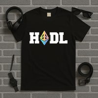 Hodl Ethereum ETH Crypto Currency To the Moon T-Shirt