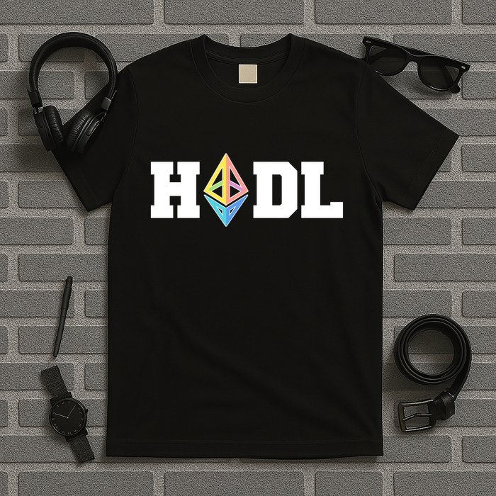 Hodl Ethereum ETH Crypto Currency To the Moon T-Shirt